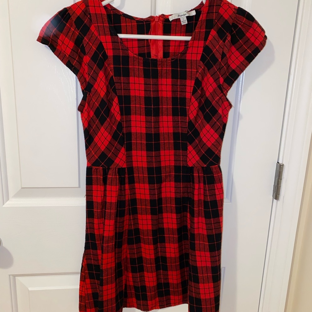 Plaid Minidress